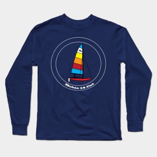 Hobie 14 Catamaran Sailboat Long Sleeve T-Shirt